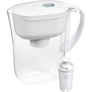 Brita Metro Water Filter Pitcher with Smart Light Change Indicator