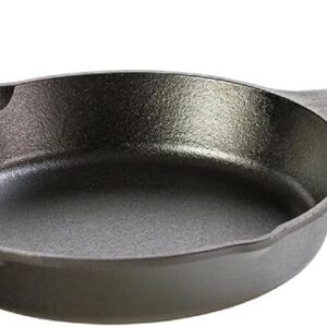 Lodge 10.25 Inch Cast Iron Skillet – Pre-Seasoned Frying Pan with Teardrop Handle – Oven, Stovetop