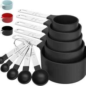 TILUCK Measuring Cups & Spoons Set, Stackable Cups and Spoons