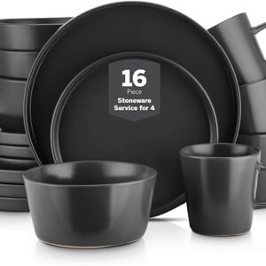 Stone Lain Celina Stoneware 16 Piece Dinnerware Set