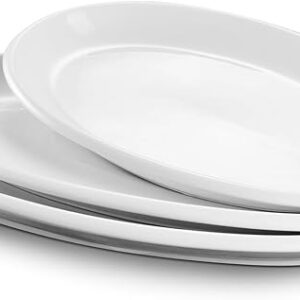 DOWAN Large Serving Platter, 16"/14"/12" Oval Platters Oven Safe